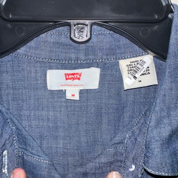 Levi's Chambray Blue Midi Dress - Picture 2 of 3